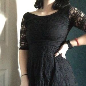 Black Lace Dress